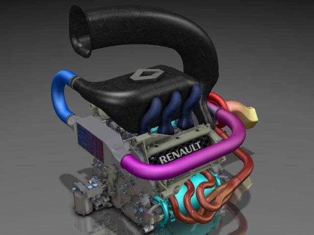 Ansamblul propulsor propus de Renault pentru 2014 (motor+ERS)