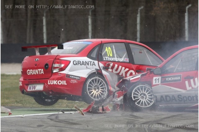 Lada crash Monza