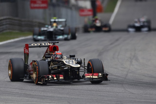 Autodromo Nazionale di Monza, Monza, Italy. 8th September 2013. Kimi Raikkonen, Lotus E21 Renault. Photo: Andrew Ferraro/Lotus F1 Team. ref: Digital Image _79P3161