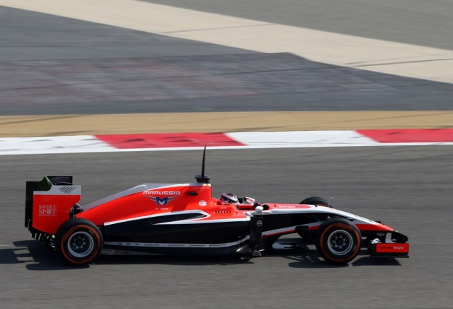 Jules Bianchi (FRA) Marussia F1 Team MR03. 19.02.2014. Formula One Testing, Bahrain Test One, Day One, Sakhir, Bahrain.