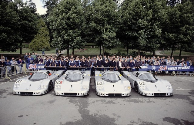 24 Hours of Le Mans, 10-11 iunie 1989. Sauber-Mercedes C 9 racing car, Group C.
