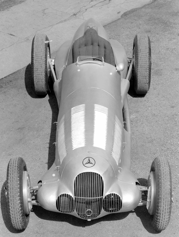 Mercedes-Benz Formel-Rennwagen W 125, 1937. Mercedes-Benz W 125 formula racing car, 1937.