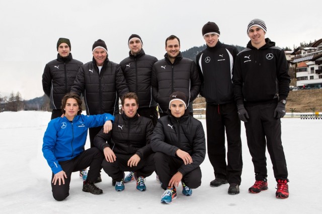 Mercedes-DTM-Team 2014 Trainigs Camp Seefeld