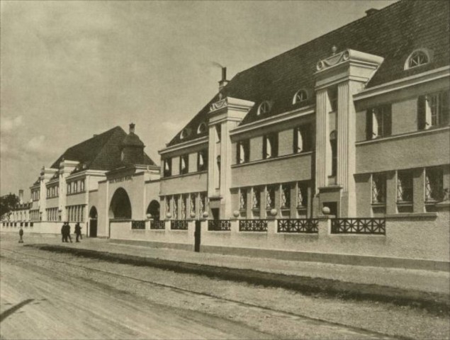New location of BMW Group Classic, Gatehouse at Moosacherstrasse in 1924