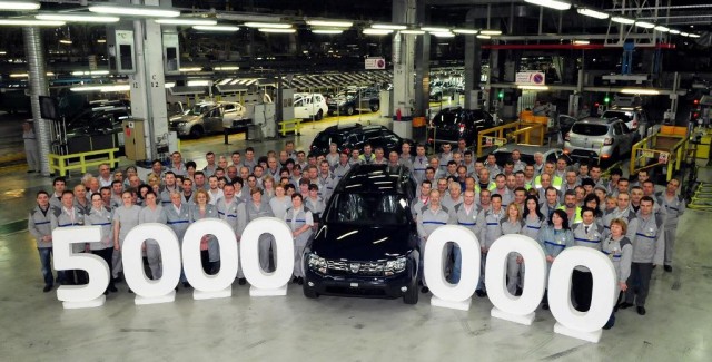 Dacia 5 milioane masini