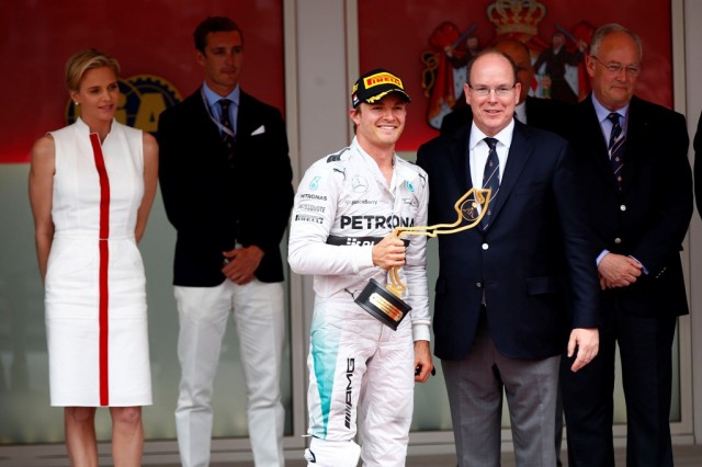 Nico Rosberg & Prince Albert Monaco 2014