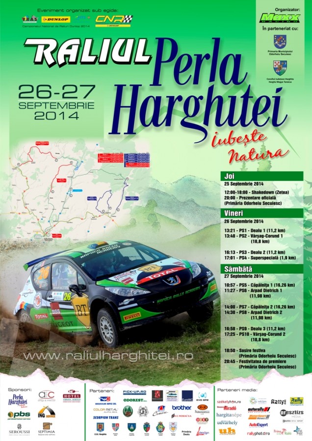 Afis Raliul Perla Harghitei 2014