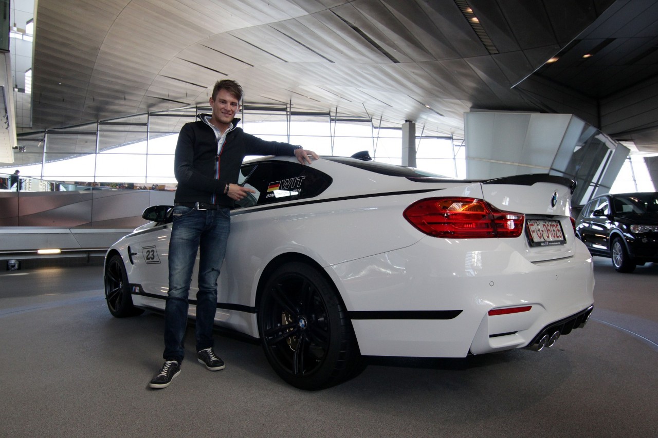 Munich (DE) 20th February 2015. BMW Motorsport, Marco Wittmann (DE) BMW M4 DTM Champion Edition, BMW Welt. This image is copyright free for editorial use © BMW AG (02/2015).