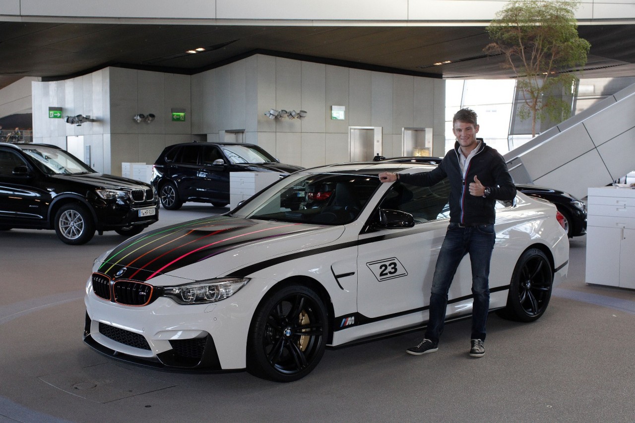 Munich (DE) 20th February 2015. BMW Motorsport, Marco Wittmann (DE) BMW M4 DTM Champion Edition, BMW Welt. This image is copyright free for editorial use © BMW AG (02/2015).