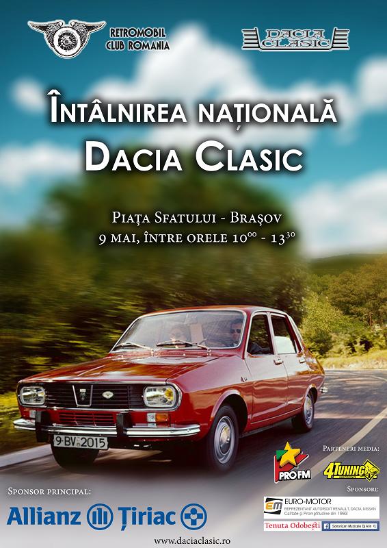 Afis Dacia Clasic 2015