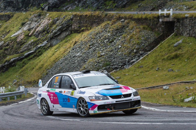 Gergo Szabo_Karoly Borbely_Mitsubishi Lancer Evi IX R4_Sibiu Rally Challenge 2015