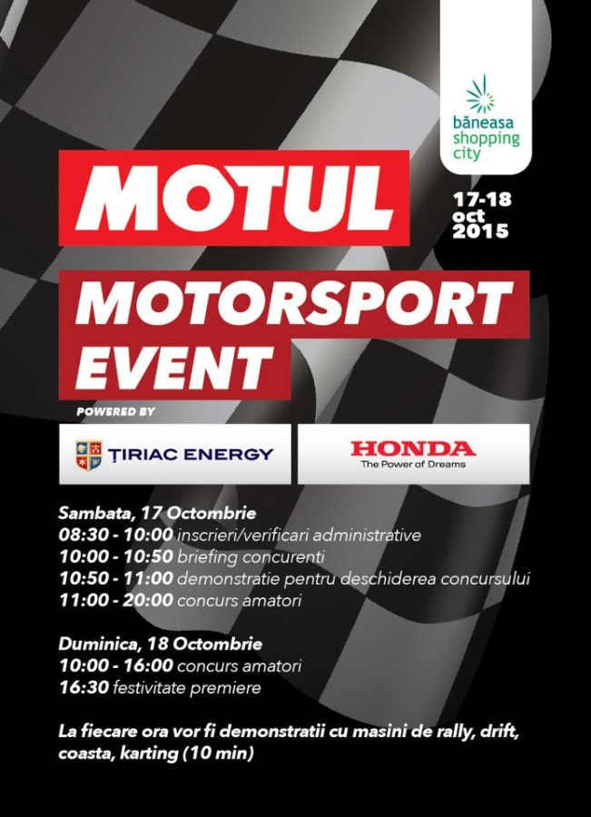 Program MOTUL Motorsport Event