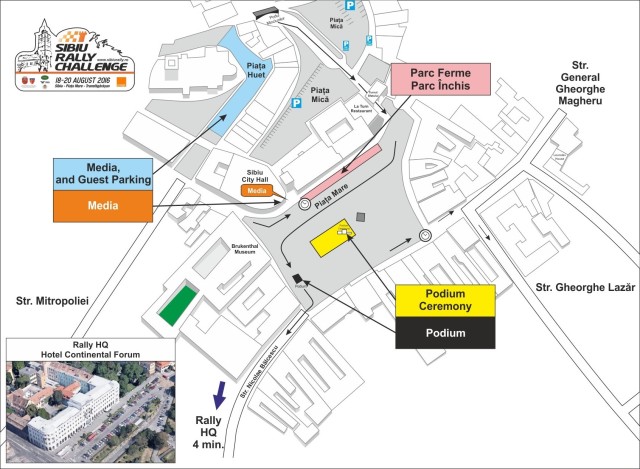 harta locatii Sibiu RAlly Challenge 2016